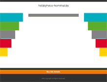 Tablet Screenshot of hobbyhaus-hommel.de